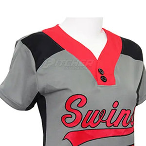 New <b>Custom</b> Design Breathable <b>Softball</b> <b>Uniform</b> Sets-Wholesale 100% Polyester <b>Custom</b> Logo Printing - Product Image 6