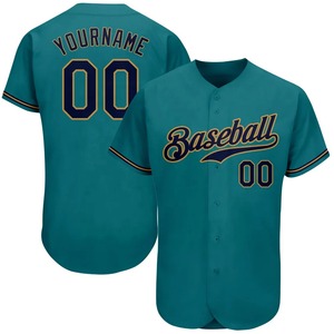 Maillot de baseball camouflage personnalisé unisexe à manches courtes, sublimé, 100 % polyester respirant, avec boutons sur le devant, impression du nom et du numéro de l'équipe - Product Image 5