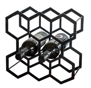 ชั้นวางขวดไวน์สำหรับบาร์ปาร์ตี้ชั้นวางไวน์โลหะปรับแต่งได้สำหรับเฟอร์นิเจอร์ในบ้าน - Product Image 3