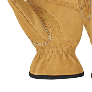 Gants d'hiver en cuir de haute qualité personnalisés OEM pour femmes Doublure en laine du Pakistan Gants d'extérieur coupe-vent chauds de sport à la mode - Product Image 6