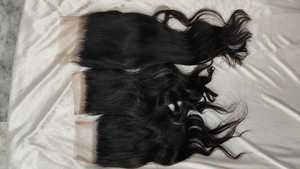 วิกผมแท้ปิด13X4ลูกไม้5X5และปิดผมเต็มทรงตรงส่วนหน้า - Product Image 5