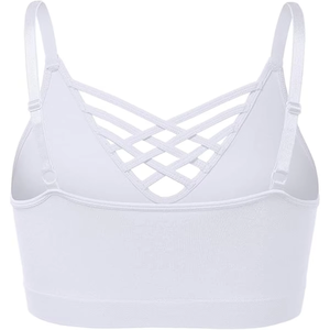 Sujetador Deportivo Amarillo Clásico para Mujer, Diseño Minimalista, Tela Suave y Transpirable, Perfecto para Yoga, Ejercicio y Uso Diario - Product Image 2