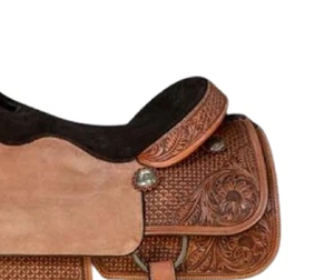 อานม้าตะวันตกหนังแท้คุณภาพพรีเมี่ยมสำหรับการขี่ม้าและแข่งกระบอก - Product Image 4