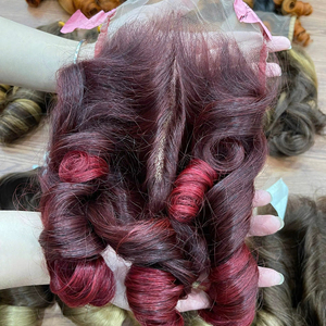 Cheveux bouclés et rebondissants à la vapeur, couleur ombrée, prêts à être expédiés, cheveux bruts, fournisseur de cheveux bruts, paquet de cheveux bruts, trame doublement tirée - Product Image 3