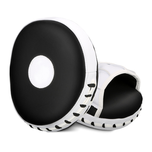 นวมชกมวยหนังเตะโลโก้แบบกำหนดเอง - Product Image 4