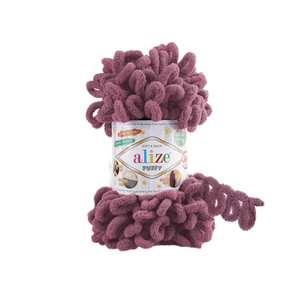 Alize Puffy 28-Rose 100% Poliéster 100g Patrón de hilo elegante de alta resistencia - Product Image 1