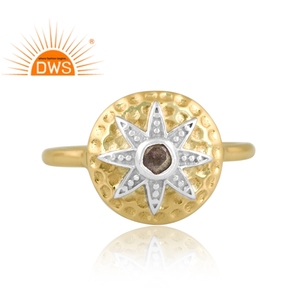 Latest Handmade Design 18K Gold Plated Natural <b>Labradorite</b> Gemstone Stackable <b>Ring</b> Demi Fine Jewelry For Women Gift For Her - Product Image 2