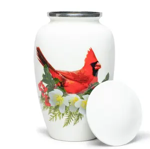 Urna Funeraria para Adultos, Diseño Personalizado, Acabado Brillante, 200 Pulgadas Cúbicas, Estilo Americano, Hecha en Uttar Pradesh - Product Image 1