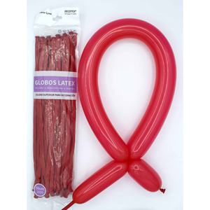 Ballons en latex Decotex 260S Rouge, lot de 50, pour décoration - Product Image 1