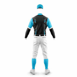 Fabrication sur mesure de tenues de baseball 100% polyester respirantes, légères et anti-UV, service OEM, prix bas pour hommes - Product Image 6
