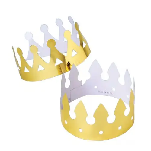 Foil Crowns For Adults for Halloween birthday Christmas party decoration