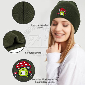 Best Selling Sports Wear Breathable Lightweight Unisex Adjustable Jacquard <b>Beanies</b> <b>Hat</b> Made in Soft Common Fabric - Product Image 3