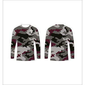 Men <b>Purple</b> Pink Camouflage Long Sleeve T <b>Shirt</b> Lavender Abstract Pattern Crewneck Tee Trackstar OEM Private Label TSI-G05-P0833 - Product Image 4