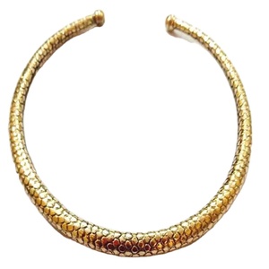 Collection de bijoux fantaisie plaqués or Rawat Handicrafts, collier ras du cou en laiton, pour les fêtes, cadeaux, fabriqué en Inde - Product Image 1