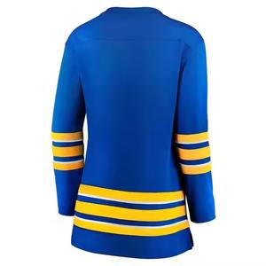 เสื้อเจอร์ซีย์โพลีเอสเตอร์100% สำหรับผู้ชายเสื้อฮอกกี้ออกแบบได้เองมีตัวเลือกโลโก้แบบพรีเมียม - Product Image 4