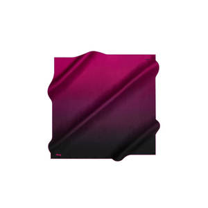Fuchsia Black Silk Twill Square Gradient Scarf-Designer Printed Scarf for Women All-Season Accessory - Product Image 1