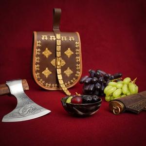 Cuenco redondo de diseño de lujo para servir comida, cuenco para servir frutas con incrustaciones de madera y hueso de tamaño mediano de alta calidad a un precio asequible - Product Image 5