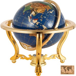 Globe en métal résistant plaqué or de concepteur élégant antique d'aspect attrayant pour la décoration de bureaux de maison et d'hôtel au prix le plus bas - Product Image 6