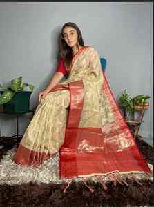 Saris en pure soie pour femmes indiennes - Product Image 2