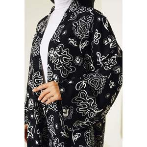 Conjunto 2 Piezas Kimono Estampado Étnico Negro - Product Image 3