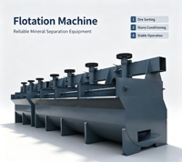 Machine de flottation, équipement minier à haute efficacité pour le traitement des minerais d'or, de cuivre, de plomb et de zinc, et la concentration des minerais
