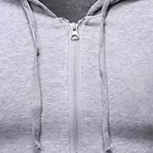 2025 personnalisé OEM gris sweat à capuche avec fermeture éclair en coton polaire avec couleurs personnalisées et broderie au meilleur prix sweat à capuche Offre Spéciale unisexe - Product Image 6