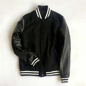 Wholesale High Street Unisex Baseball Varsity <b>Jacket</b> Custom Logo Winter College Baseball <b>Jacket</b> For <b>Men</b> - Product Image 3