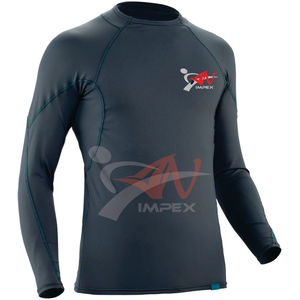 Logo personnalisé de haute qualité manches complètes surf MMA Bjj Compression Spandex chemises conception sublimée vente en gros Rash Guard - Product Image 1