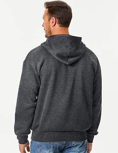 Hombres Invierno Casual Lavado ácido Sudaderas con capucha Color sólido 100% Algodón Fleece Regular Fit Moda Wear - Product Image 5