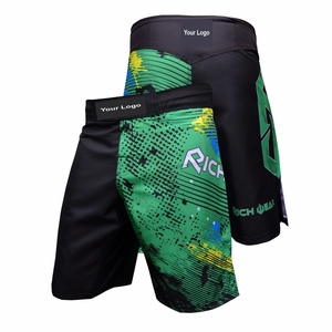 Short MMA à sublimation personnalisée BJJ Grappling Kick Boxing pour homme Muay Thai Cage Fighting avec des matériaux de haute qualité Wholesale Shorts - Product Image 2