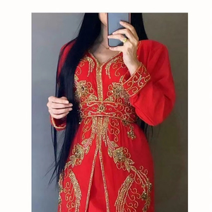 Red <b>Kaftan</b> for Women - Product Image 1