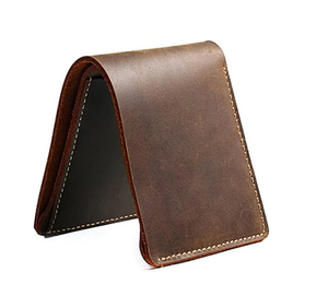 Portefeuille en cuir véritable sur mesure de haute qualité pour hommes Prix de gros avec logo personnalisé Accessoire de mode - Product Image 2