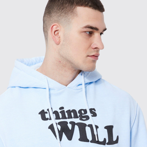 Meilleure vente bouffée impression sweats à capuche vêtements d'hiver 430 GSM bouffée impression sweats à capuche coton polaire bouffée impression sweats à capuche pour hommes - Product Image 6