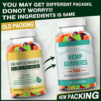 Gummies de chanvre biologique haute puissance, supplément extra fort pour adultes, faible teneur en sucre, extrait pur d'huile de chanvre américain, meilleurs suppléments à base de plantes
