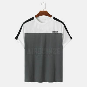Nueva llegada 2025 Precio al por mayor Camiseta de alta calidad Hombres Algodón Regular Fit Verano Camiseta de manga corta para hombres - Product Image 1