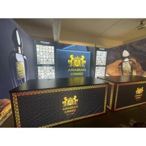 Table d'affichage à LED portable pour expositions Écran LED en aluminium Installation rapide Support d'exposition pliable en tissu SEG - Product Image 5