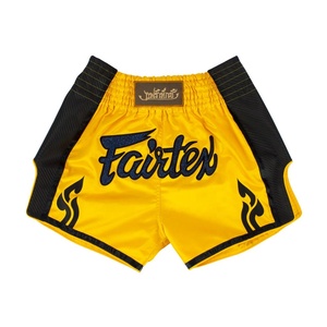 Breathable Muay Thai Boxing Shorts Soft Satin Athletic Training <b>Trunks</b> Lightweight Kickboxing Shorts for <b>Men</b> Fitness - Product Image 3