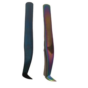 Ensemble de pinces à cils en acier inoxydable, 2 pièces, Extension de cils avec volume, pointe incurvée - Product Image 1