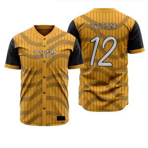 Uniformes de Béisbol de Diseño Personalizado de Alta Calidad, Precio al por Mayor, Uniformes de Béisbol para Hombre 100% Poliéster, Servicio OEM - Product Image 3