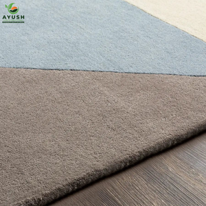 Stylish Durable Woolen Carpets Cushioned & Handtufted Area <b>Rugs</b> for Bedroom & Living Room - Product Image 6
