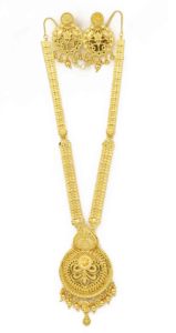 Juego de Joyería Larga Chapada en Oro Micro de 14K, 18K y 24K al por Mayor, Joyería Larga de Moda Chapada en Oro Micro, Juego de Joyería con Diseño Floral Tradicional - Product Image 2