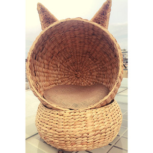 Cozy Enclosed Kitten Sleeping Cave Small Breed Dog <b>House</b> Soft Plush Puppy Nest Cute Animal Indoor <b>Bed</b> Supplier - Macy - Product Image 5