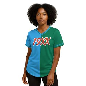 Camiseta Deportiva Personalizada por Sublimación DST-19XX para Mujer, Cuello en V, para Entrenamiento y Fitness, Proveedor Griego de Ropa Deportiva OEM - Product Image 2