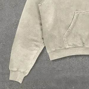 Novedad: Sudaderas Casuales Blancas para Mujer con Lavado Ácido, Logotipo Personalizado con Estampado Completo, Ropa de Calle con Capucha - Product Image 4