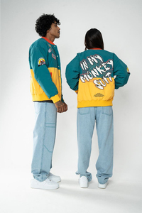 NC Corporation Bomber de baseball en laine brodée couleur bloc haut de gamme OEM personnalisée Veste universitaire Letterman pour hommes - Product Image 3