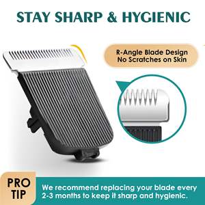 Cuchilla de Repuesto de Acero Inoxidable para Recortadora Eléctrica de Vello Íntimo y Cortacésped, Reemplazo Higiénico de Encaje Rápido para Máquina Cortadora, Negra - Product Image 5