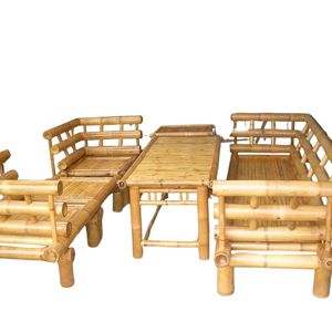 Bán Buôn Độc Đáo Chất Lượng Cao Mây Và Bàn Tre Và Ghế Bộ Tại Giá Rẻ Giá Made In Việt Nam - Product Image 1