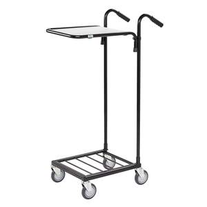 Mini chariot à quatre roues noir KM153-HBS pour usage de bureau - Product Image 1