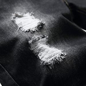 Nouveauté tendance 2025 hommes haute qualité Denim Shorts tailles hommes taille élastique Bermuda Denim pas cher prix hommes Denim court - Product Image 5