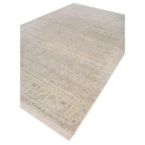 Tapis de grande surface en laine afghane noué à la main Viscaya Gold AKWL-1552, motif abstrait pour chambre, couloir, salon, design rectangulaire patchwork - Product Image 2